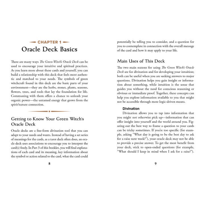 Simon & Schuster UK – wholesale Tarot cards – Green Witch's Oracle Deck5