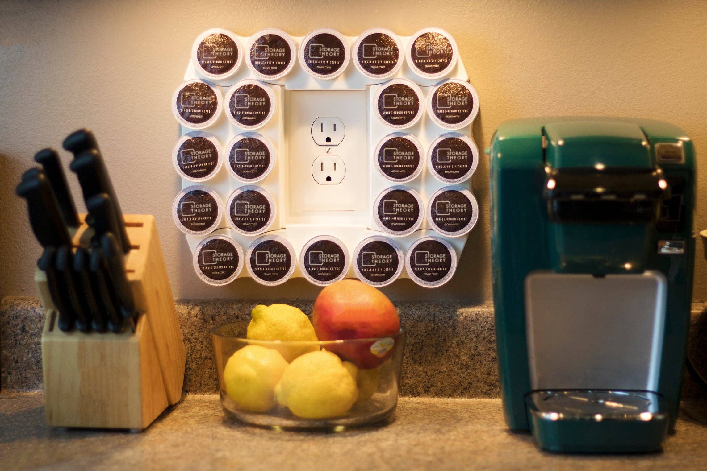 White Café Wall Caddy Outlet for wholesale on Faire5