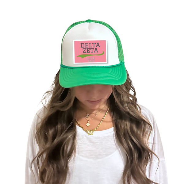 Sarahndipity Shop - Wholesale Trucker Hat - Women's - Sorority Trucker Hat w/ Patch - Collegiate Design10