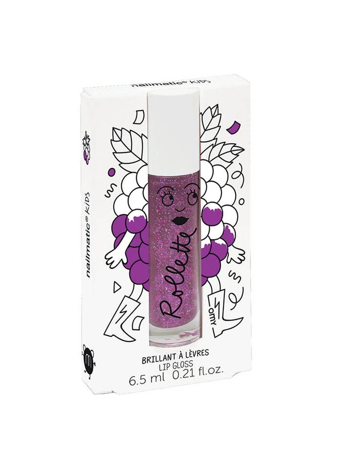 Nailmatic Lip Gloss for Kids BLACKBERRY for wholesale by VICI Brands: Premier Design Kids Goods 🌍