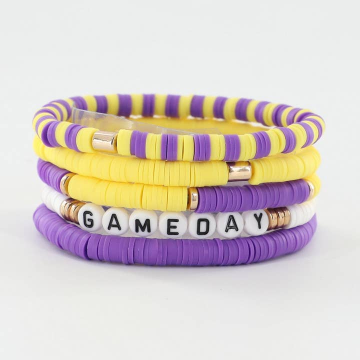 Accent Accessories - Wholesale Beaded Bracelet - GAMEDAY BRACELETS0