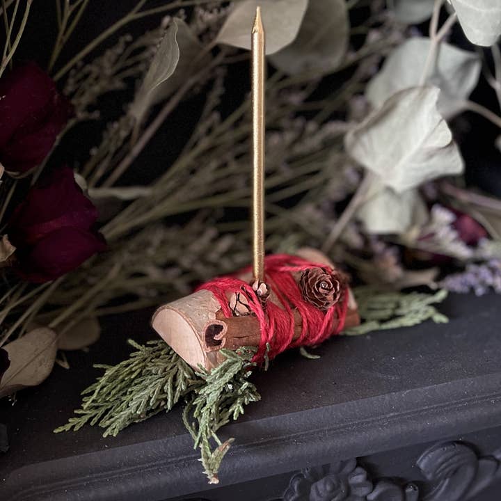 ComaVVitch - Wholesale Ornament - Mini Yule Log | Earth Magick | Altar Supplies | Witchcraft