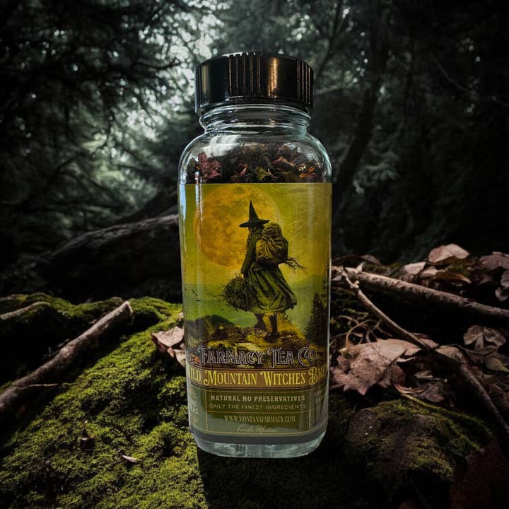 Montana Farmacy - Wholesale Loose Tea - Wild Mountain Witch Witches Brew Tea Dark Academia Cottage