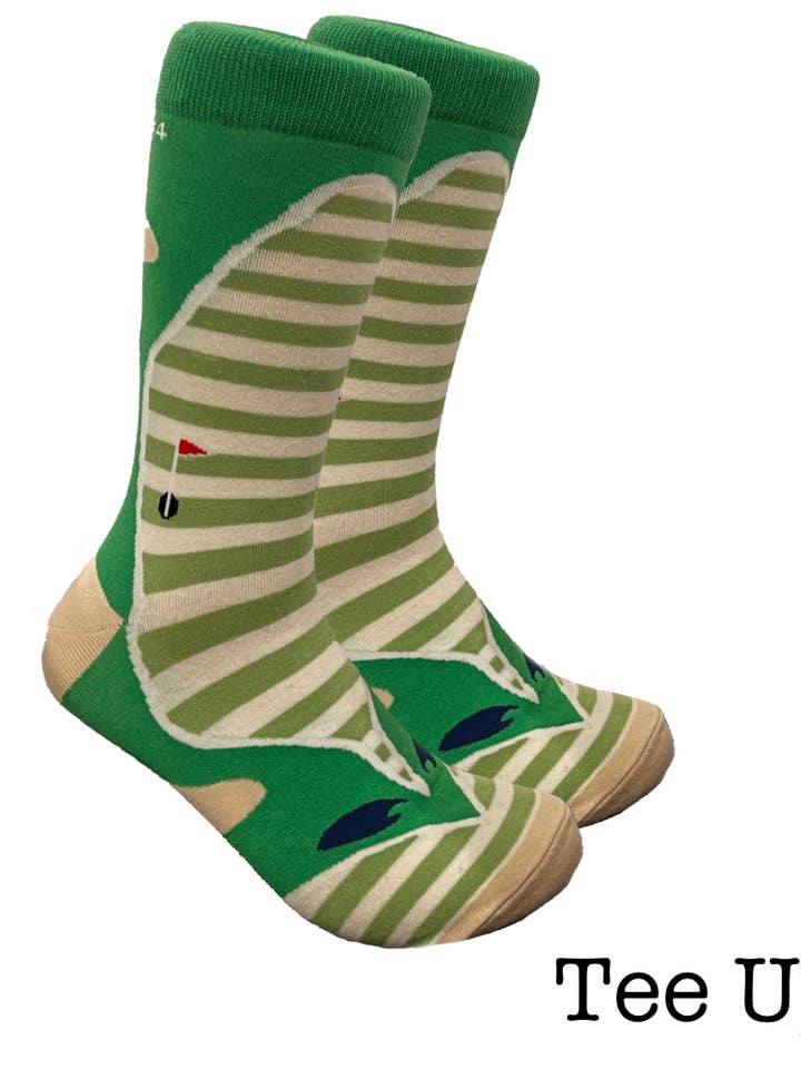 cRAZY sockS Tee Up for wholesale by Threaded Pear