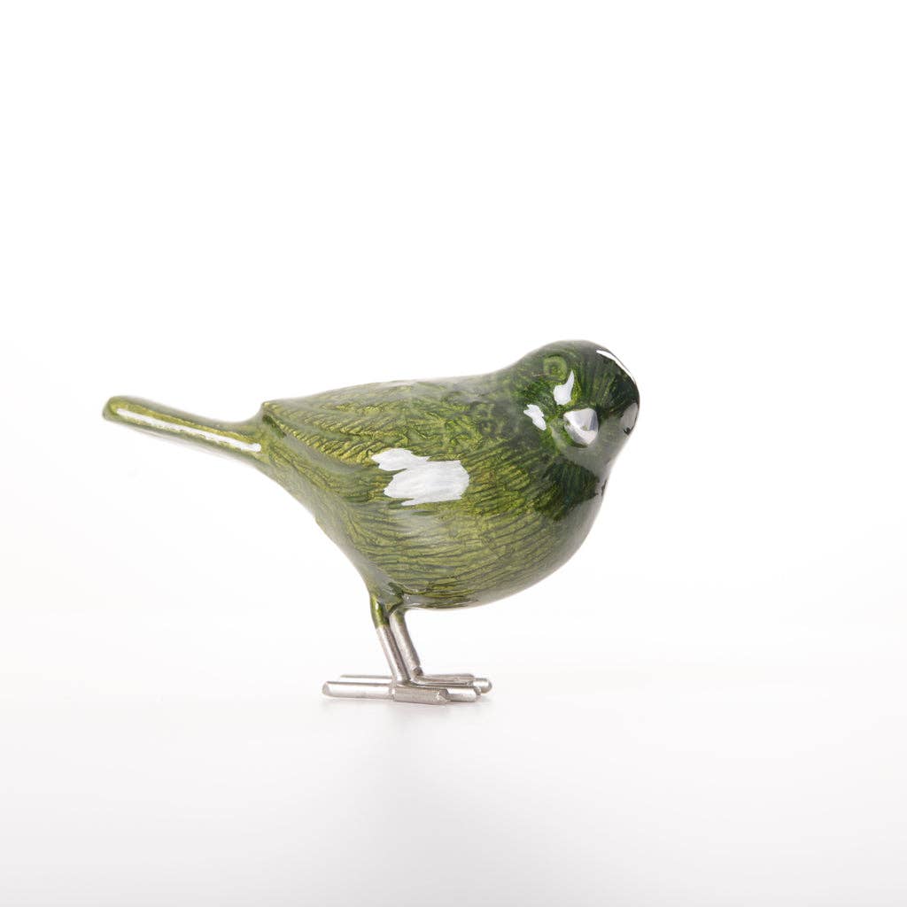Tilnar Art - Wholesale Decorative Figurine - Brushed Lime Bird 12.5 cm2