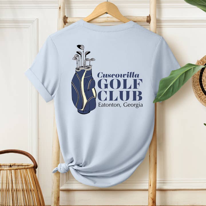 T-shirt personalizzata Golf Club con sacca da golf per la vendita all'ingrosso da parte di Southern Girl Supply Co