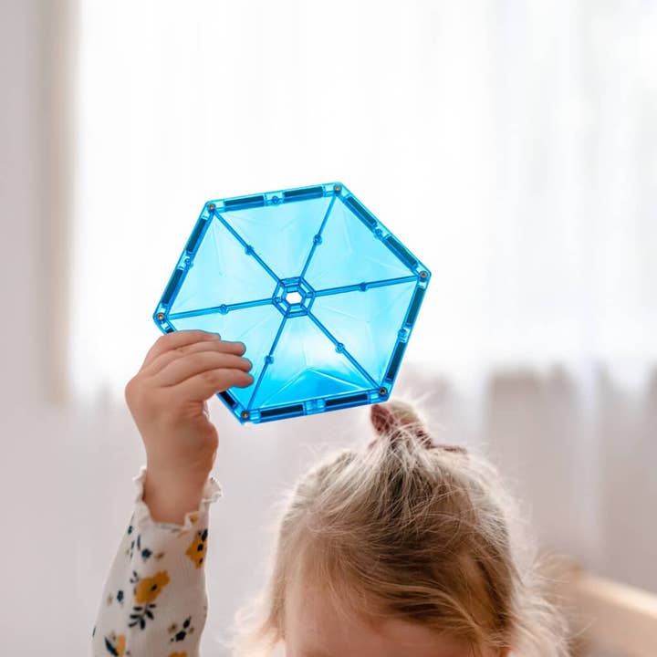 CONNETIX - Wholesale Building Set - Kids - CONNETIX Magnetic Tiles Rainbow Geometry Pack, 30 Pieces6