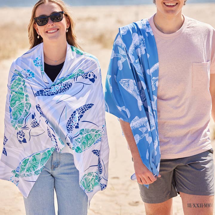 Salt n Rays - Wholesale Beach Towel - UPF 50 Beach Towel/Wrap - Gill
