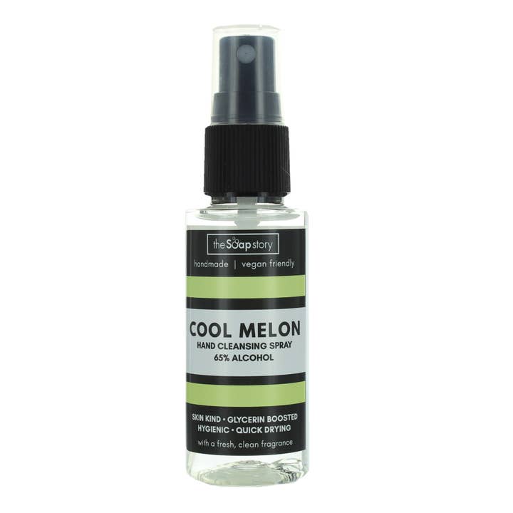 Spray nettoyant pour les mains Cool Melon | 50 ml pour la vente par The Soap Story