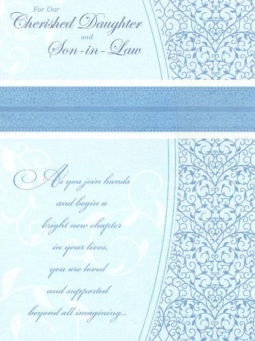 Mariage d'une fille et d'un beau-fils | GRTC | SM | 46941J pour la vente par DICKENS INC.