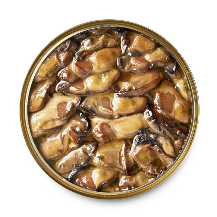 Ostras defumadas em azeite (29%) - 170 g por atacado de Baron & Chassaing