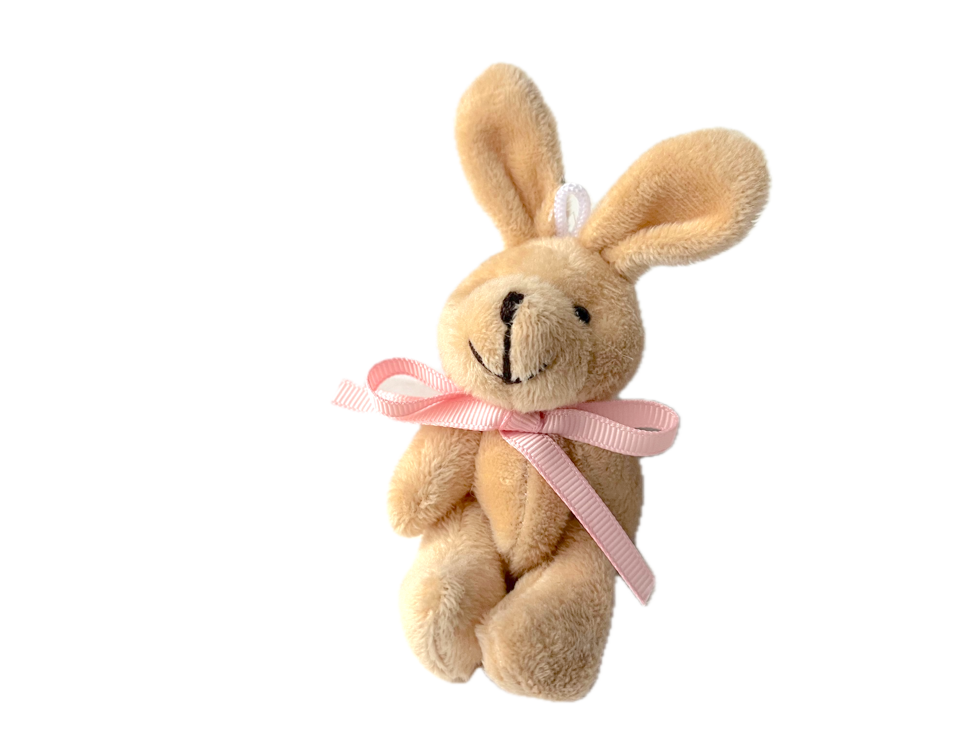 The Gifted Rat - Wholesale Stuffed/plush toy – Kids & baby - Small Plush Bunny Rabbit  (Pink bow) 3