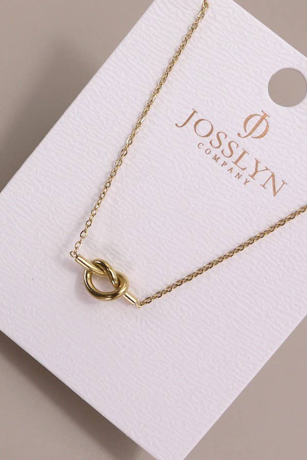 Or COLLIER NOUÉ NON TERNISSANT EN ACIER AU TITANE | 40NK337 en vente sur Faire4