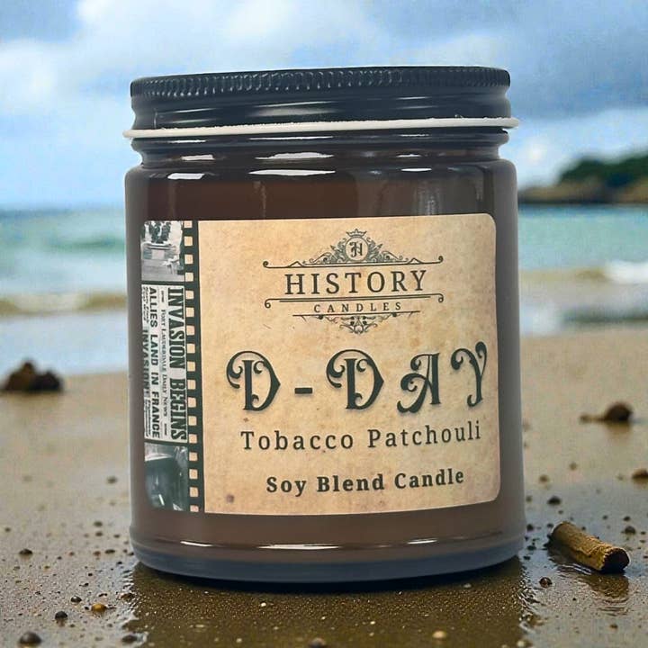 D-DAY Candle | History Candle | World War 2 Candle for wholesale by History Candles