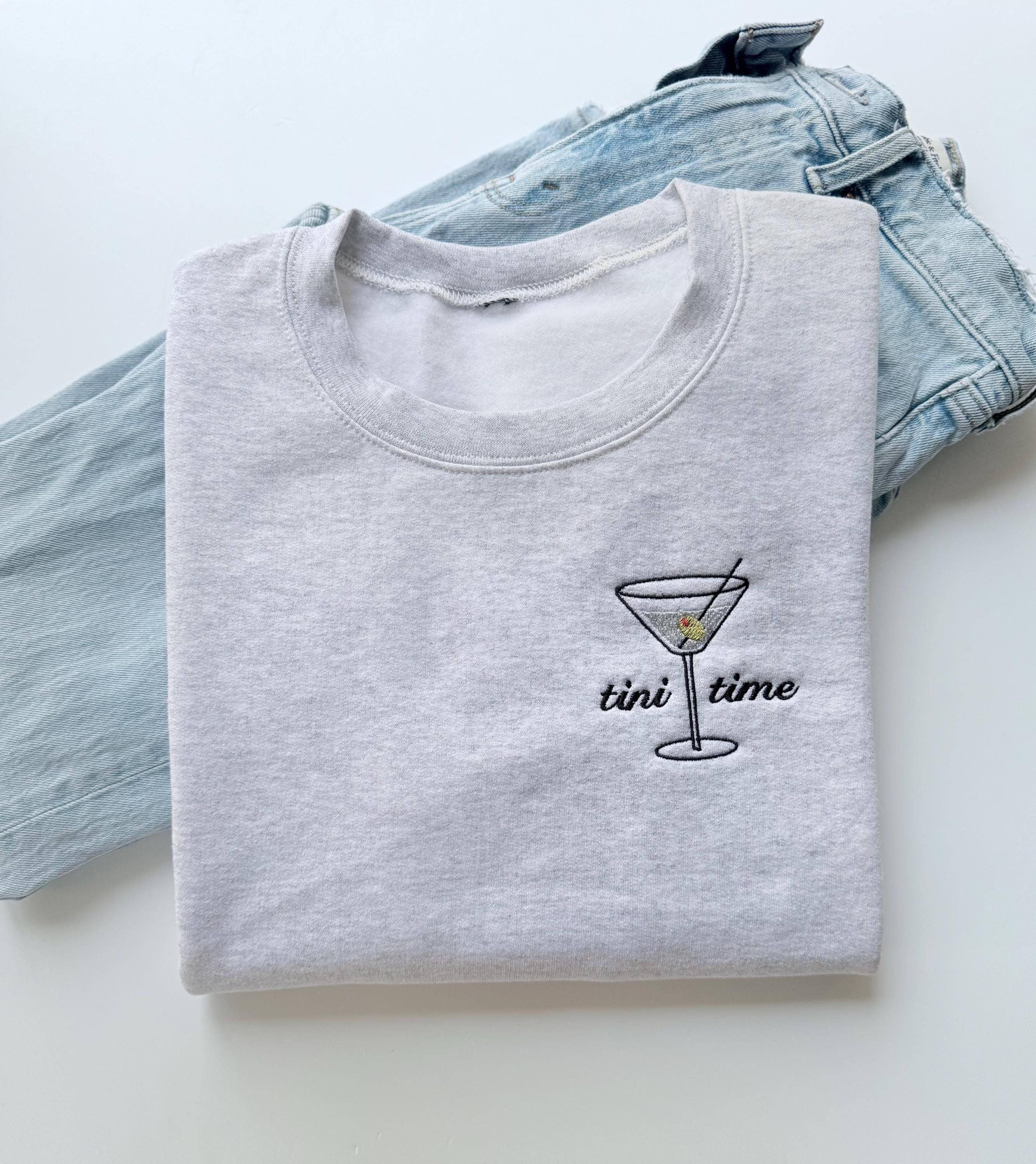 Up2ournecksinfabric - Wholesale Sweatshirt - Women's - Embroidered Dirty Martini Sweatshirt4