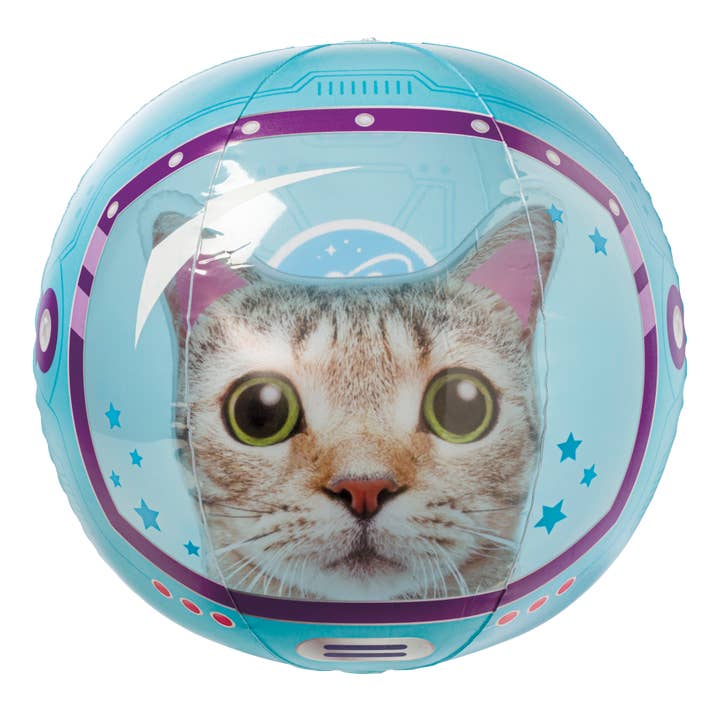 Toysmith - Wholesale Inflatable Toy - Kids & Baby - Space Cat Inflatable Beach Ball