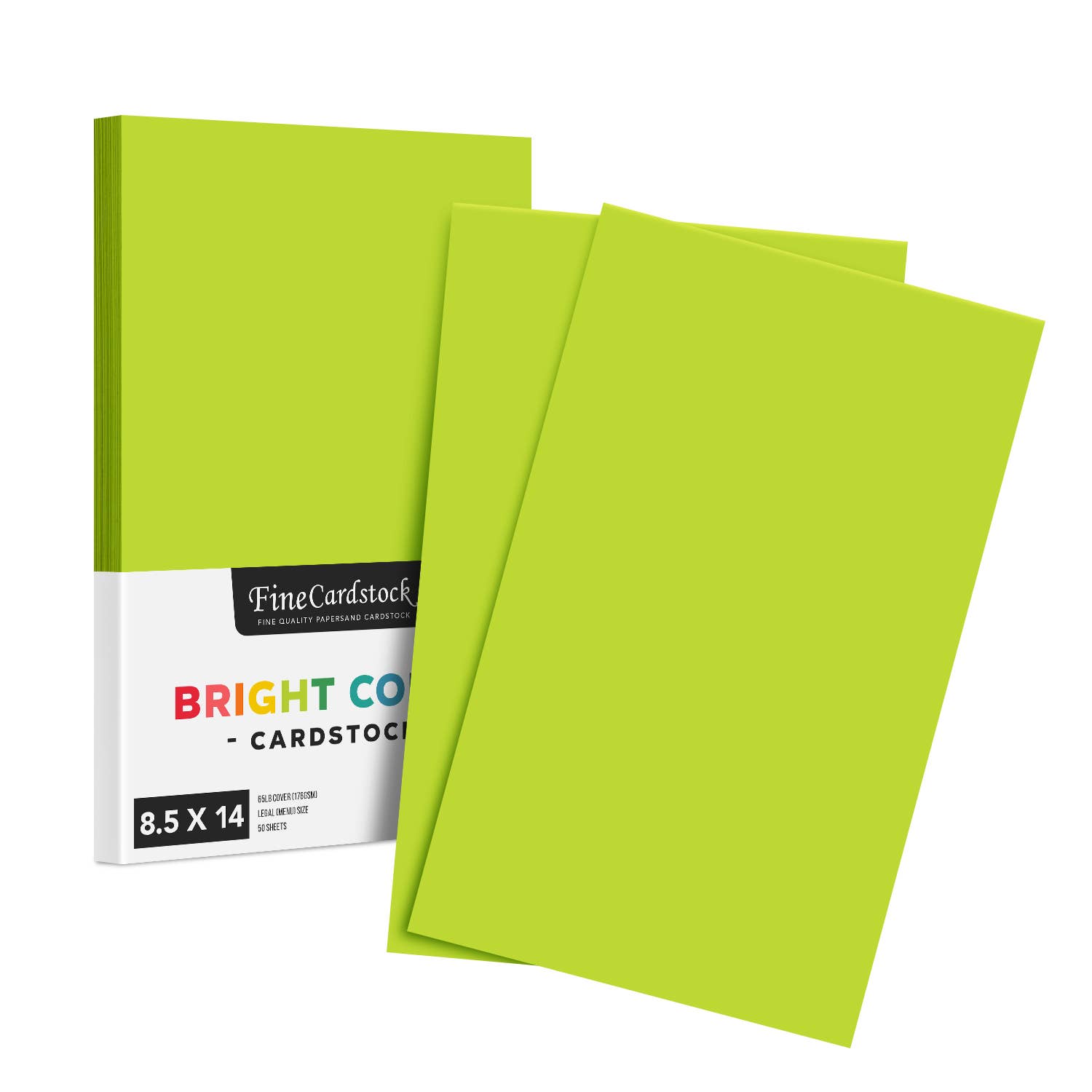 Fine Cardstock – wholesale Hantverkstillbehör – Ljus färg Cardstock papper - 65 lb täcka (176 GSM) - 50 Antal35