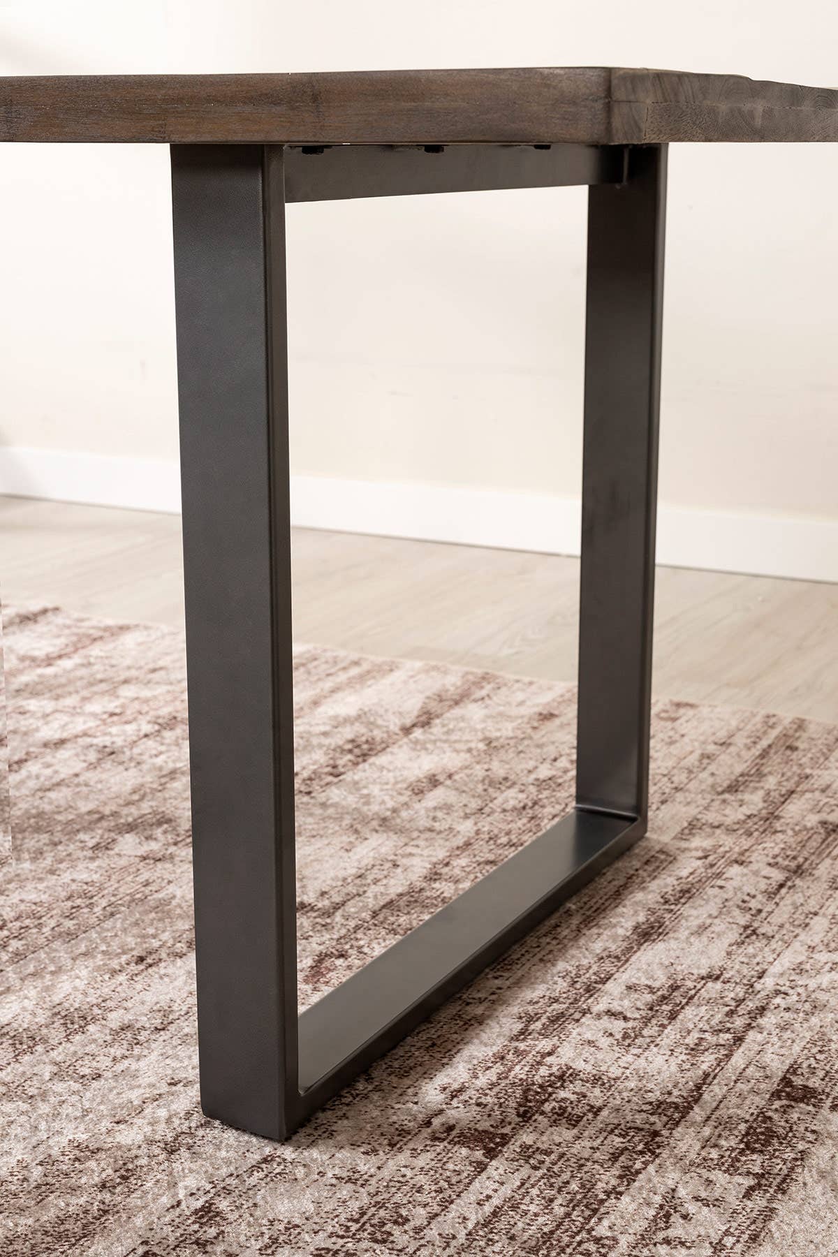 Gdeco - Wholesale Side Table - Mango And Metal Dining Table 160*90*774