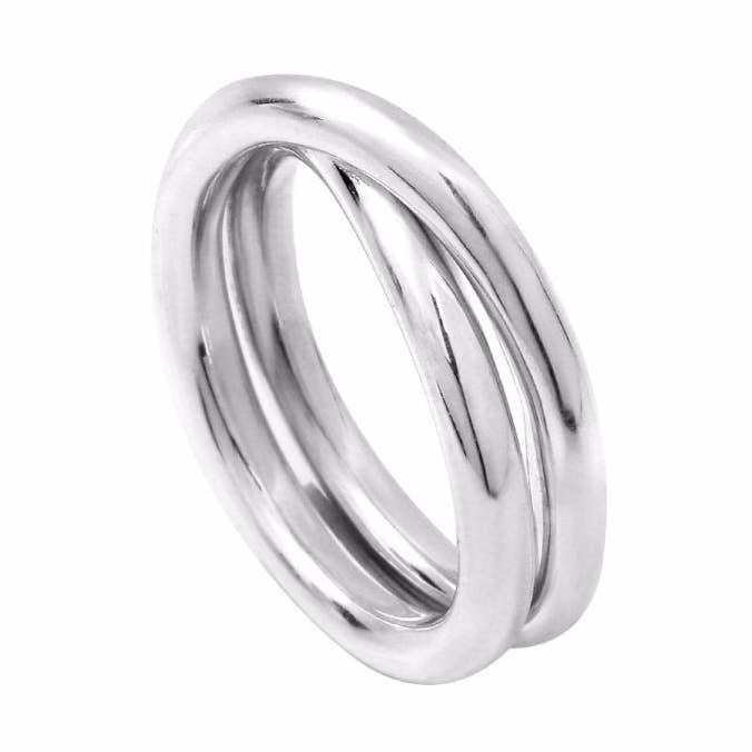 Zilveren Infinity Ring n°5 voor wholesale door Aurore Havenne