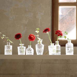 Red Mini Tulip Vase  Primitives By Kathy
