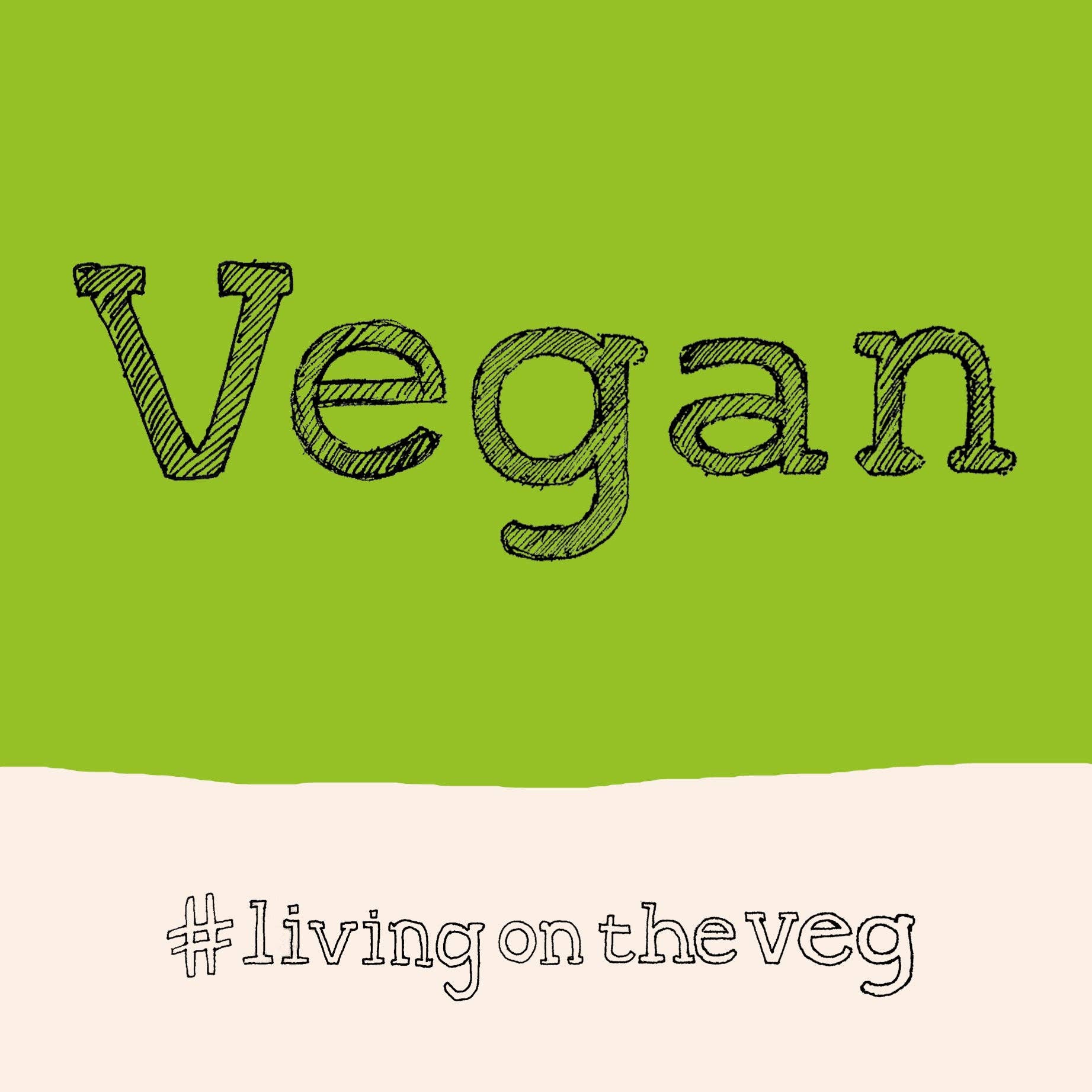 Poet and Painter – wholesale Everyday greeting card – 'Vegan' Greetings Card, Hashtag , FP5810