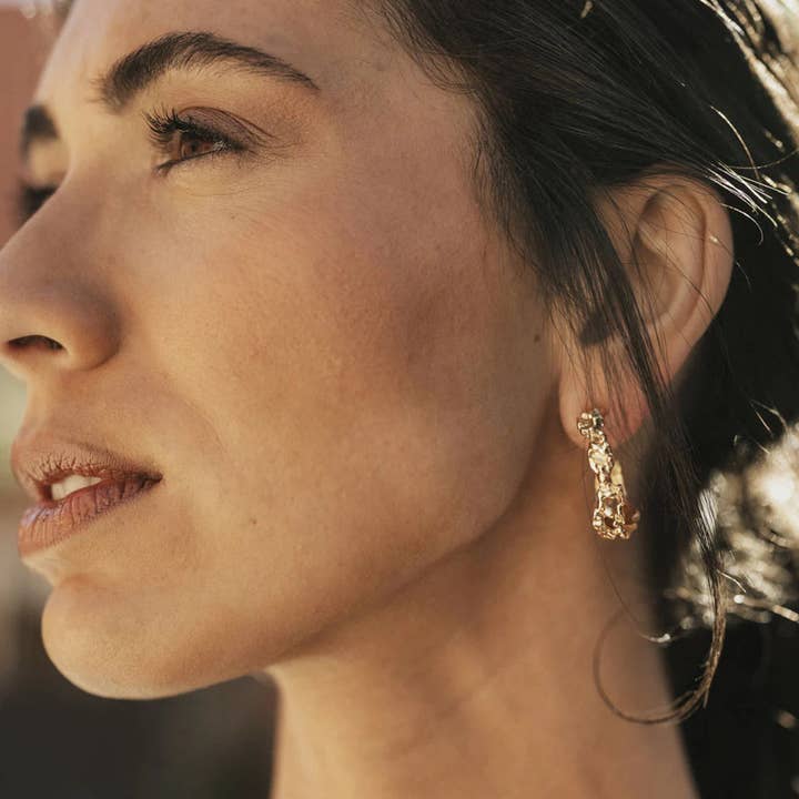 ACUS - Wholesale Hoop Earrings - Iridium Hoop Earrings1