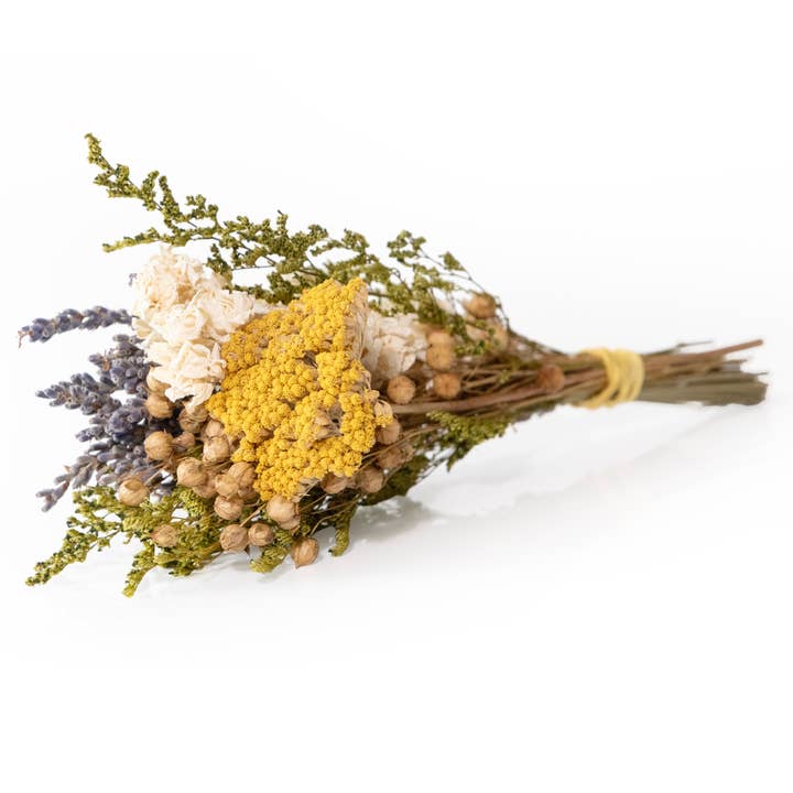 Andaluca - Wholesale Dried/Pressed Flowers - MINI Yarrow & Lavender Bouquet Bundle #1333