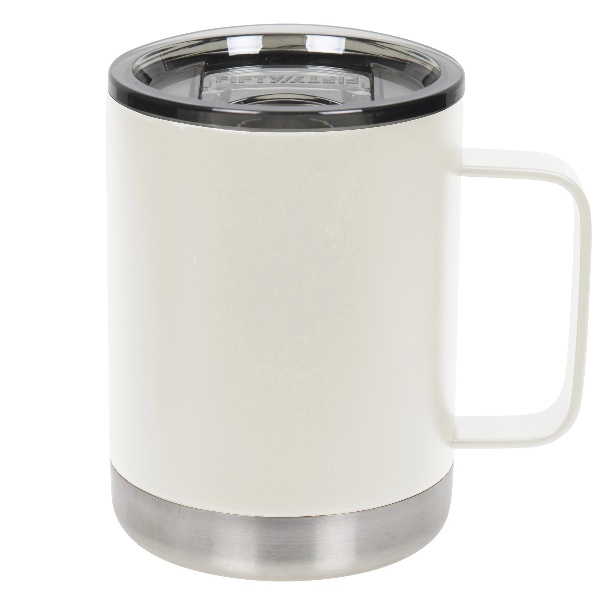 FIFTY/FIFTY - Wholesale Insulated Mug/Tumbler - 12 oz Double-Wall Vacuum Insulated Camp Mug with Slide Lid12