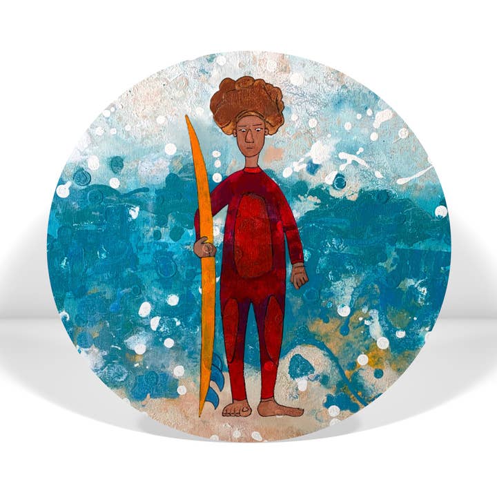 The Surfer (Sticker) for wholesale by Numyum