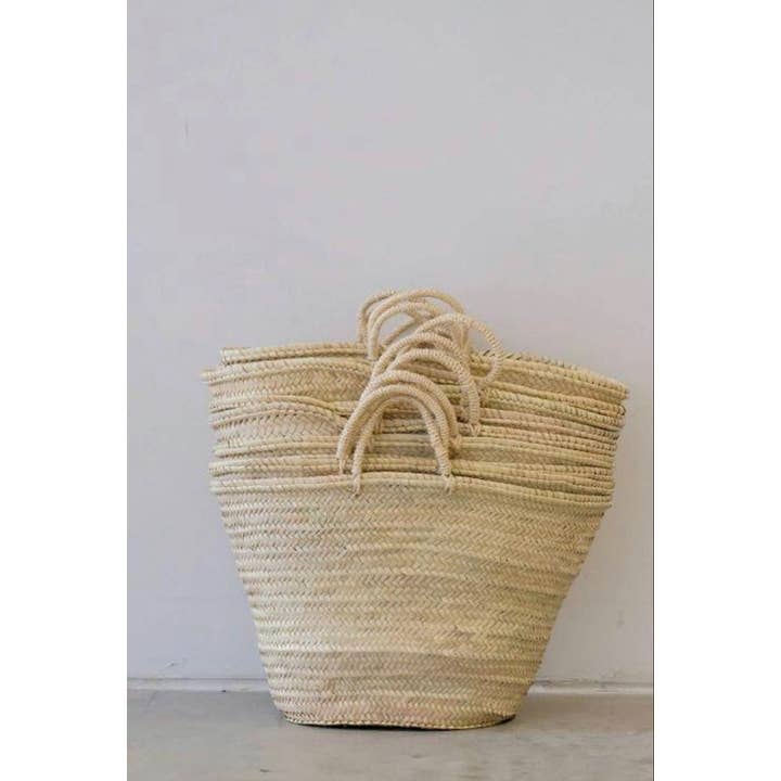 marrakeshop - Wholesale Grocery/Shopping Bag - Moroccan Naturel Handmade Shopping Basket