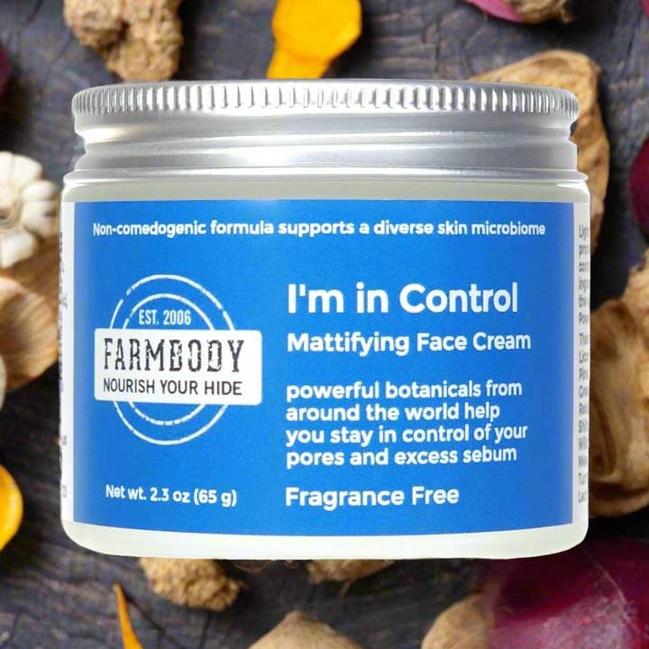 Jag är i kontroll | Mattifying Face Cream | Kontroller porer+Ex för wholesale av Farmbody Skin Care