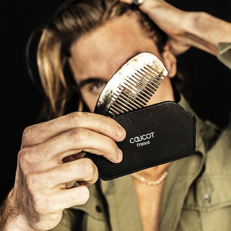 COUCOT – Großhandel Haarbürste/Kamm – The Traveler – Kamm aus natürlichem Horn3