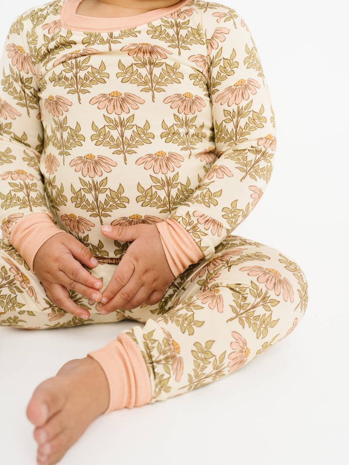 Little One Shop - Wholesale Sleepwear Set - Kids - Timeless Petals Bamboo Set6