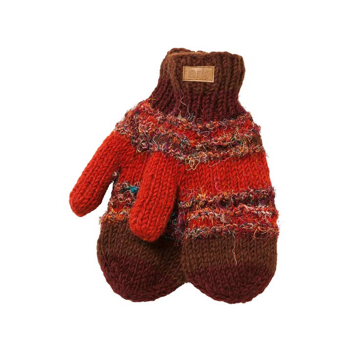 Ark Imports – wholesale Mittens – Unisex – Swool Stripe Mittens5