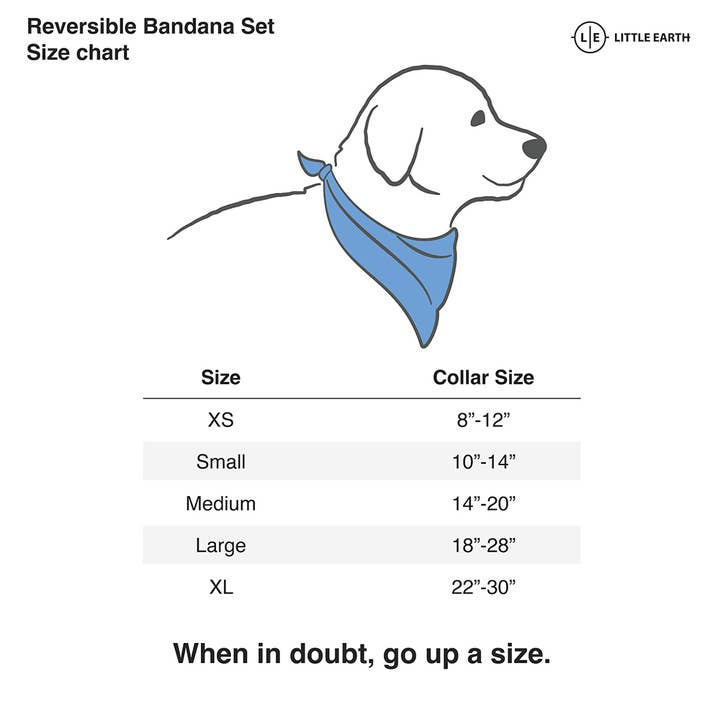 Little Earth Productions - Wholesale Pet Bandana - Dog - MLB Los Angeles Dodgers Reversible Pet Bandana4