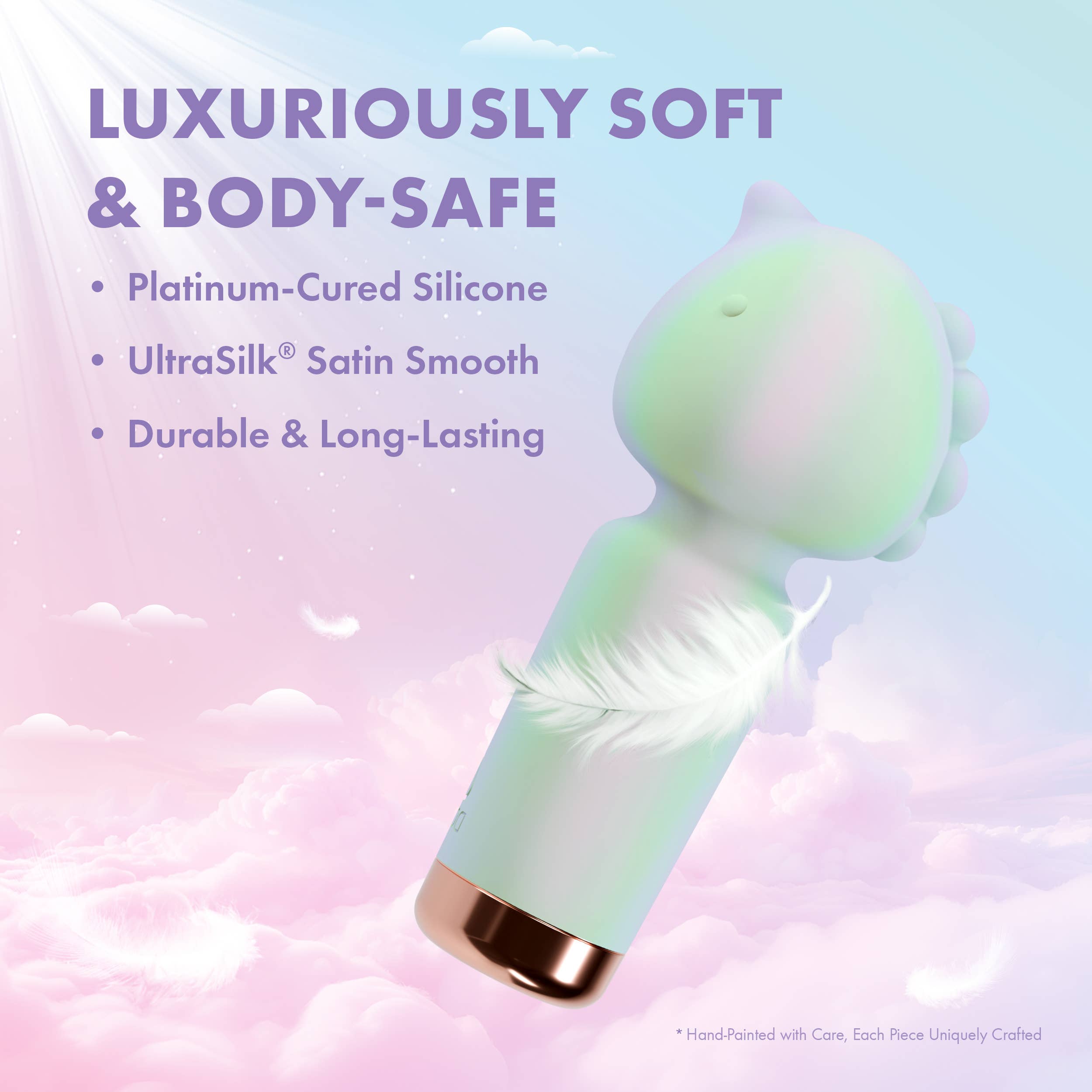 Blush - Wholesale Sex Toy - Play With Me - Unicorn Dreams - Silicone Clitoral Vibrator1