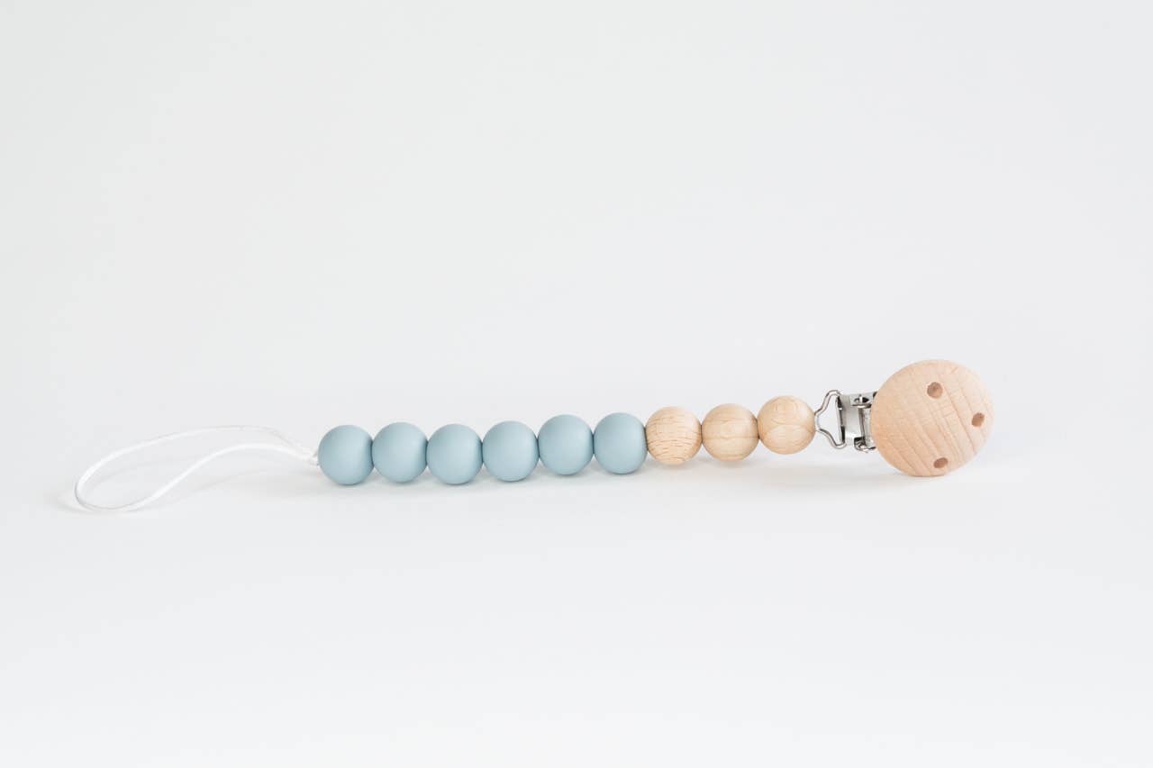 Babeehive Goods - Wholesale Fopspeenclip - Baby - Speenkoord van houten kralen en silicone3