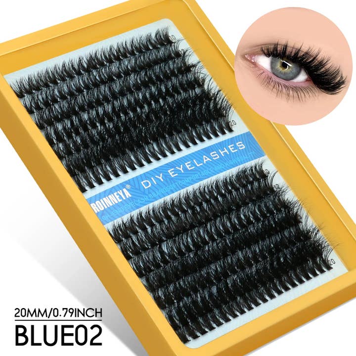 Hair Imports NYC - Wholesale False/Fake Eyelashes - Fluffy Lash Clusters - D/DD Curl Wispy Individual DIY Eyelash Extensions1