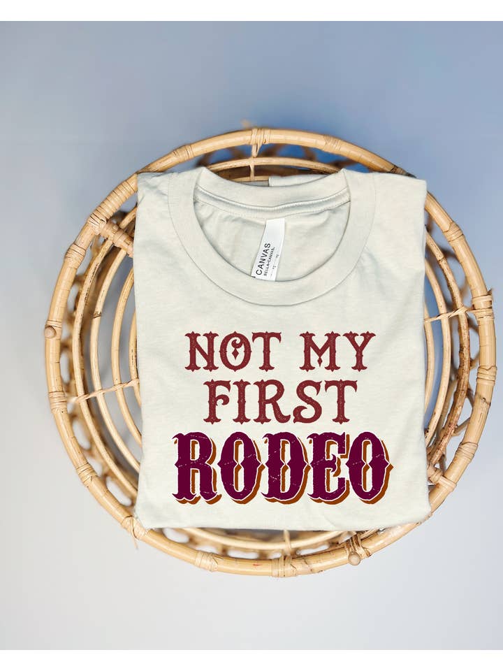 Zona Junkie - Wholesale Screen Printed T-Shirt - Women's - Not My First Rodeo Tee1