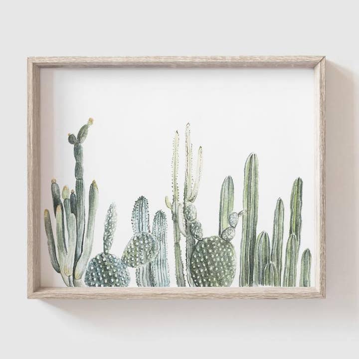 Impressão artística Cactus Row No. 1 por atacado de Tabitha Paige
