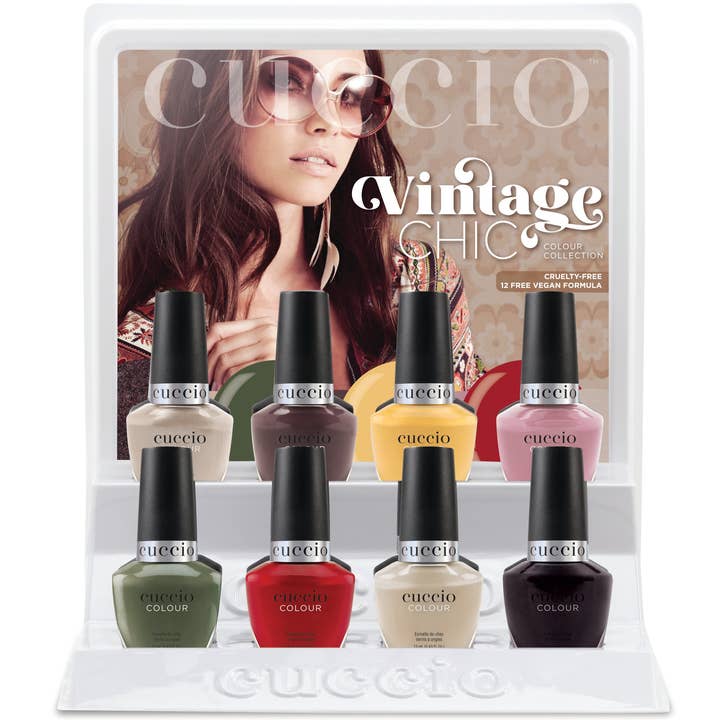 Vintage Chic Colour Collection + Display for wholesale by Cuccio