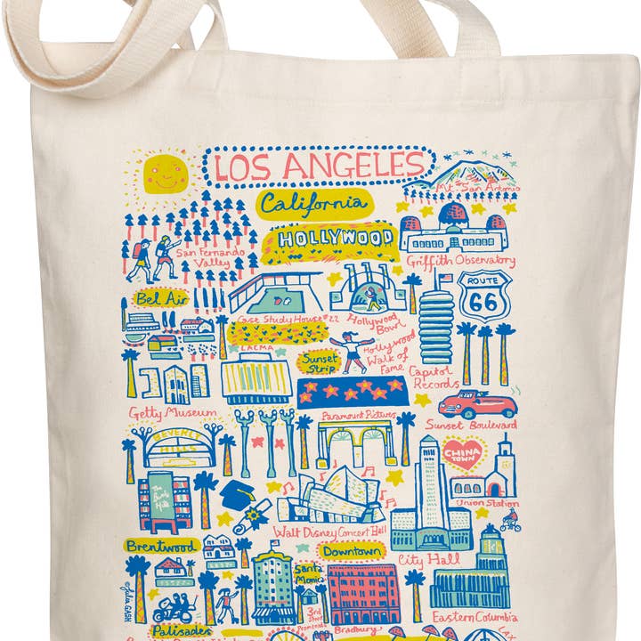 Los Angeles Boutique Map Art Fourre-tout pour la vente par Morado Designs