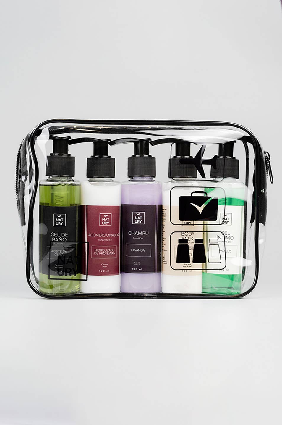 Natury Greencare - Wholesale Bath & Body Set - PACK THE MINIS FOR VIAJE NATURY1