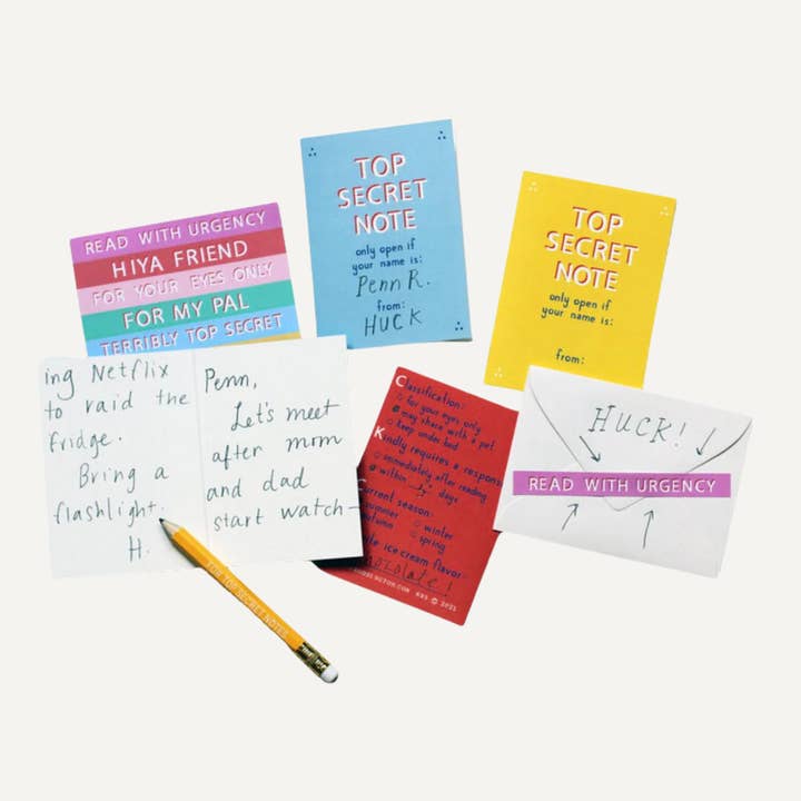 Mr. Boddington's Studio - Vendita all'ingrosso Set di cartoleria/cancelleria - Note di Amicizia Top Secret1