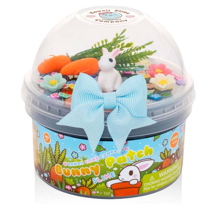 Bunny Patch Cloud-Dough Signature Dome™ Slime (4 peças/caixa) por atacado de Kawaii Slime Company