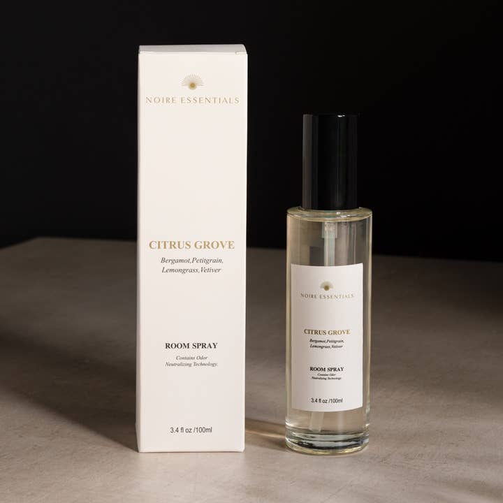 Citrus Grove Odor-Neutralizing Room Spray for wholesale by Noire Essentials Candle Co