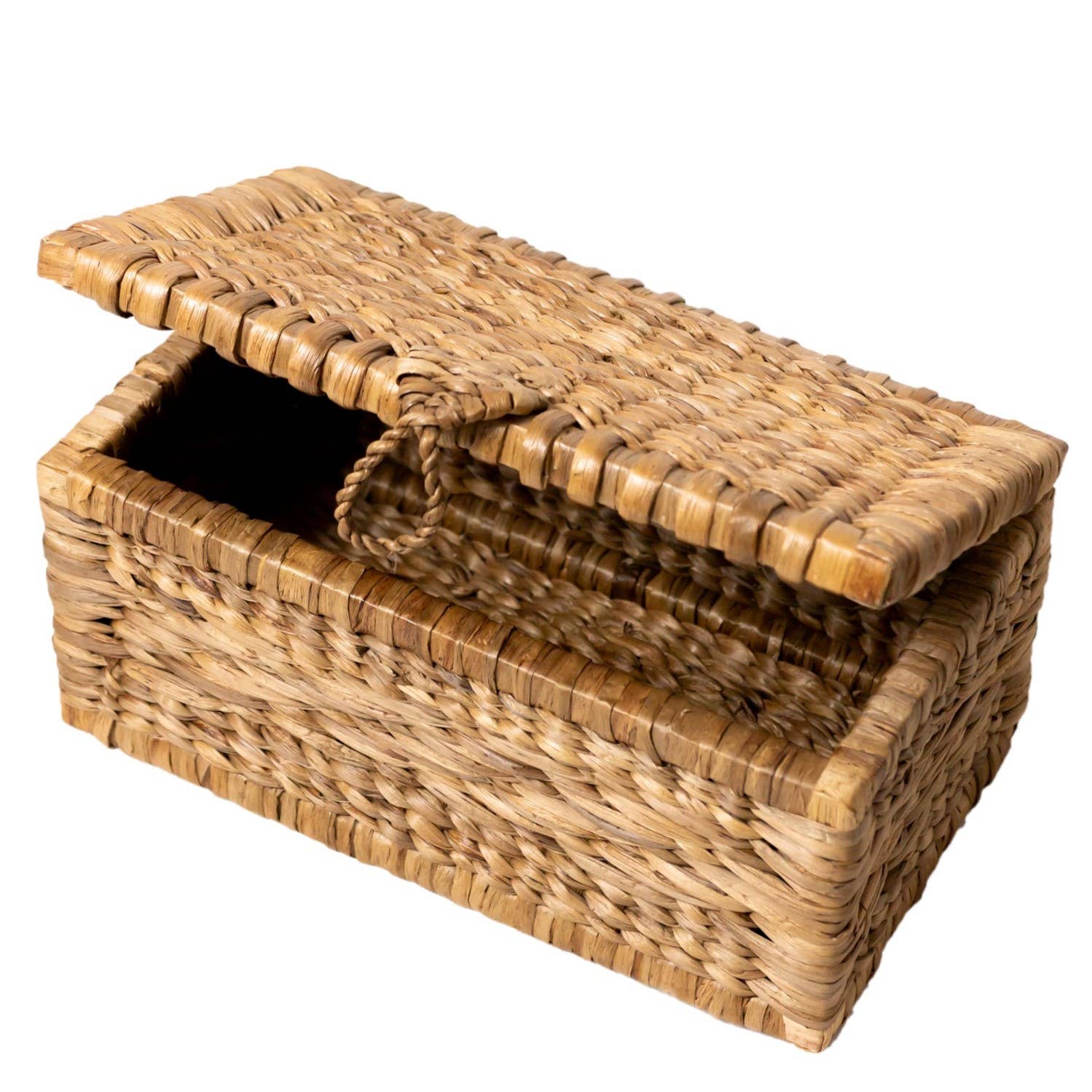 Soeji - Venta al por mayor Cestas para la ropa - Cesta de almacenamiento | Cesta tejida para ropa sucia con tapa KELANA1