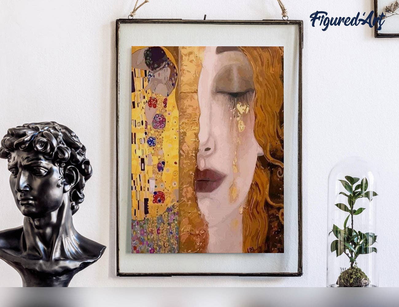 Figured'Art - Wholesale Doe-het-zelf-knutselset - Schilderen op nummer Gustav Klimt2