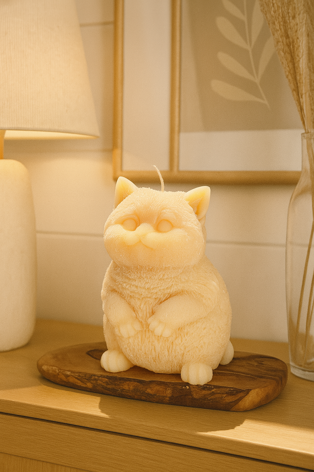 Aroma Therapy Candle - Wholesale Novelty Candle - Large Chubby Cat Soy Candle7