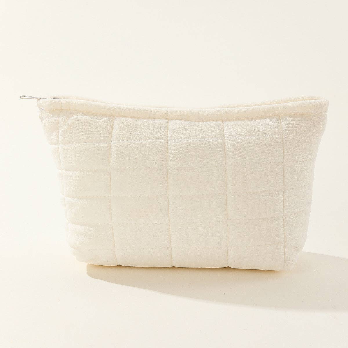 Dipped Shop – Engroshandel Kosmetiktaske – Ensfarvet stor kapacitet enkel makeup-taske DPB01098